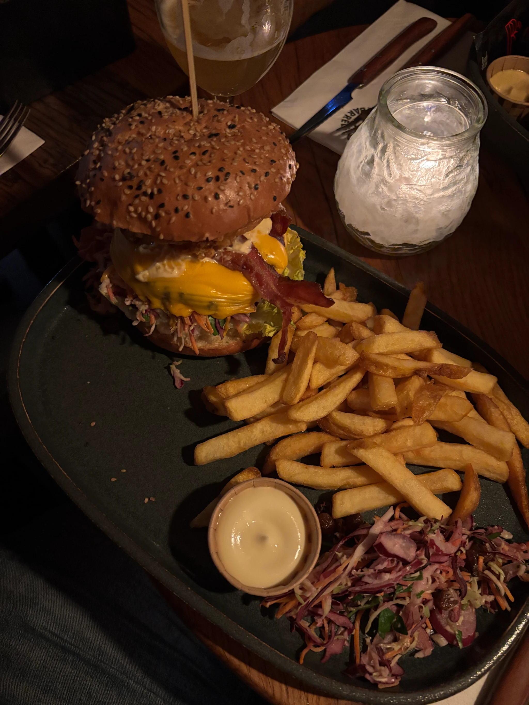 Loaded burger